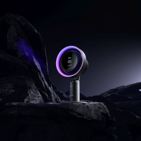 Wentylator turbinowy biurkowy z filtrem 10000mAh Table Fan Pro3 - ciemnoszary Jisulife