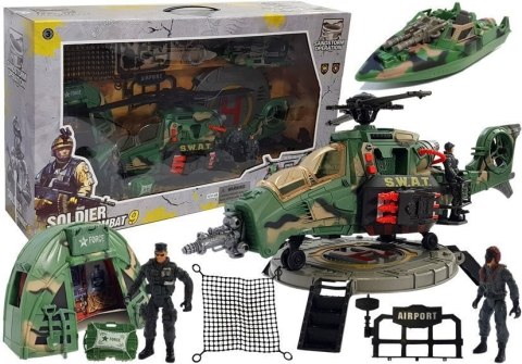 Zestaw Militarny Wojsko ze światłami i dźwiękami LEAN Toys