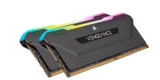 Pamięć DDR4 Vengeance RGB PRO SL 32GB/3200 (2*16GB) BLACK CL16 RYZEN Corsair