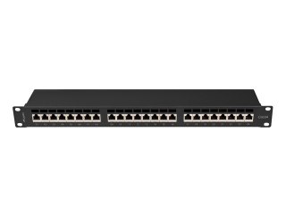 Patchpanel 24 port 1U KAT6A EK. PPSA-1024-B Czarny Lanberg