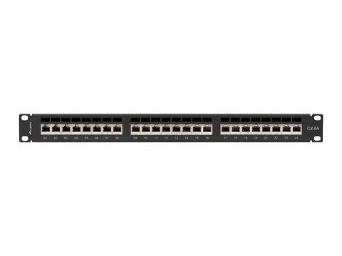 Patchpanel 24 port 1U KAT6A EK. PPSA-1024-B Czarny Lanberg