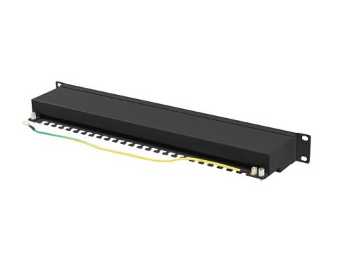 Patchpanel 24 port 1U KAT6A EK. PPSA-1024-B Czarny Lanberg