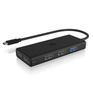 Stacja dokująca IB-DK4011-CPD 9in1,HDMI,DP,CR,TYPE-C IcyBox