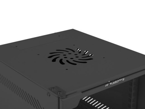 Szafa wisząca 10 cali 9U 280x310mm czarna Lanberg