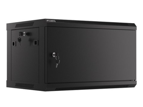 Szafa wisząca 19 6U 600x450 WF01-6406-00B czarna Lanberg