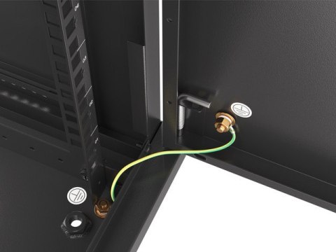 Szafa wisząca 19 6U 600x450 WF01-6406-00B czarna Lanberg