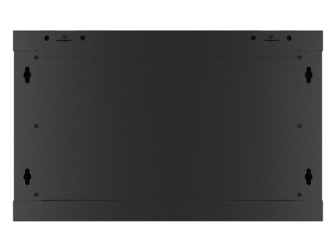 Szafa wisząca 19 cali 6U 600x450 drzwi perforowane (flat pack) czarna Lanberg