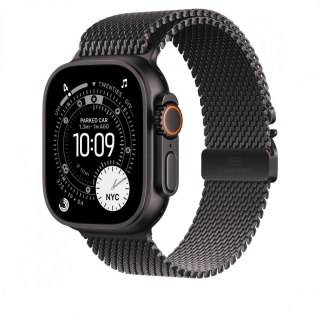 Bransoleta mediolańska z tytanu w kolorze czarnym do koperty 49 mm - rozmiar M Apple