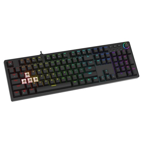 Klawiatura mechaniczna STYX Outemu Brown Hot Swap RGB Savio