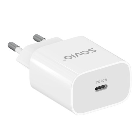 Ładowarka sieciowa 20W LA-09 USB-C QC, PD 3.0 Savio