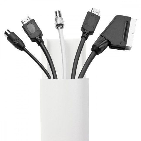 Listwa maskująca MC-814 W aluminiowa, Biała Maclean