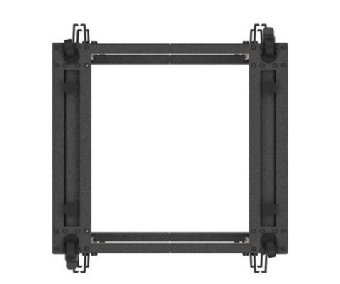 Stojak Open rack 19 cali 15U 600x600-1100 regulowany czarny Lanberg