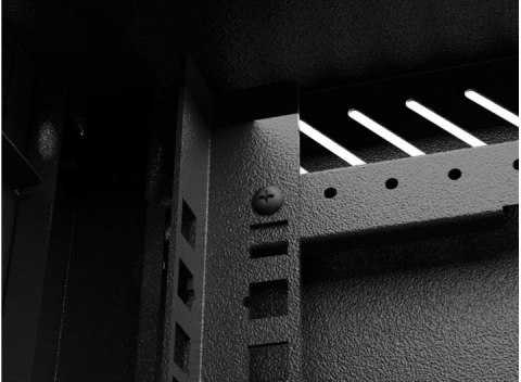 Szafa instalacyjna rack wisząca 10 cali 9U 300x300 czarna Lanberg