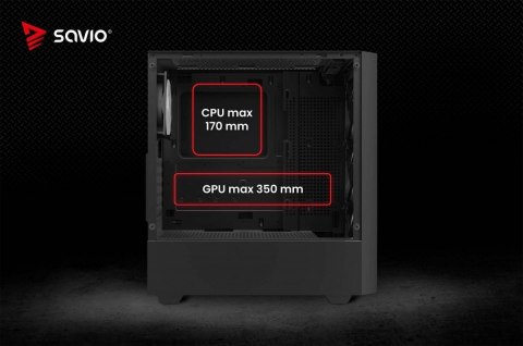 Obudowa komputerowa Noctis FLOW RGB X1 Savio
