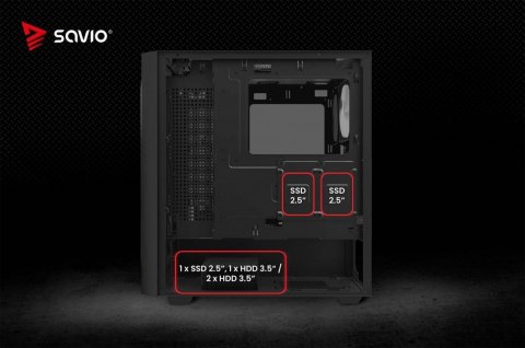 Obudowa komputerowa Noctis FLOW RGB X1 Savio