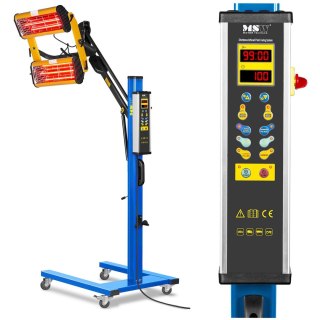Promiennik ciepła podczerwieni lakierniczny do suszenia farb na statywie 2200W IR-DRYER2000.1 MSW
