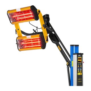 Promiennik ciepła podczerwieni lakierniczny do suszenia farb na statywie 2200W IR-DRYER2000.1 MSW