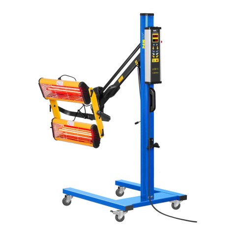 Promiennik ciepła podczerwieni lakierniczny do suszenia farb na statywie 2200W IR-DRYER2000.1 MSW