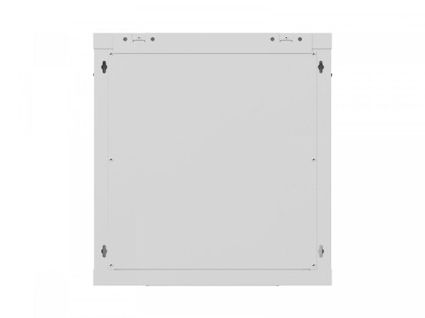 Szafa instalacyjna rack wisząca 12U 600x600 szara drzwi perforowane (flat pack) Lanberg