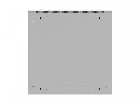 Szafa instalacyjna rack wisząca 12U 600x600 szara drzwi perforowane (flat pack) Lanberg