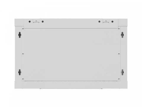 Szafa instalacyjna rack wisząca 19 cali 6U 600x600 szara drzwi perforowane (flat pack) Lanberg
