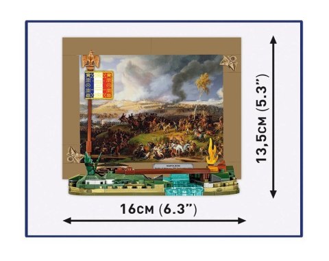 Klocki Bitwa Napoleona pod Moskwą 145 elementów Cobi Klocki