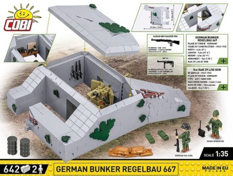 Klocki German Bunker Regelbau 667 642 klocki Cobi Klocki