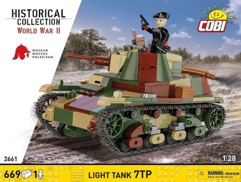 Klocki Light Tank 7TP 669 elementów Cobi Klocki