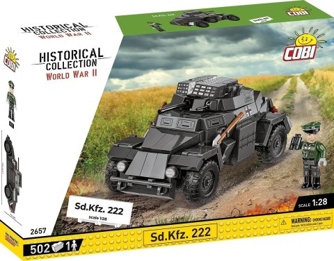 Klocki Sd.Kfz 222 502 klocki Cobi Klocki