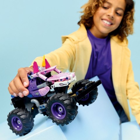 Klocki Technic 42220 Monster Jam Sparkle Smash z napędem typu pull-back LEGO