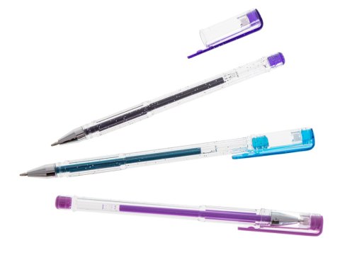 Długopisy żelowe kolorowe brokatowe zestaw 50szt. Kik Sp. z o. o. Sp. k.