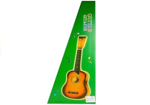 Gitara Drewniana Klasyczna z Kostką Niebieska 60 cm LEAN Toys
