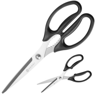 Nożyce kuchenne z krawędzią do orzechów 252 mm Hendi