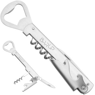 Otwieracz kelnerski do butelek 4w1 nożyk korkociąg dł. 142 mm Bar Up