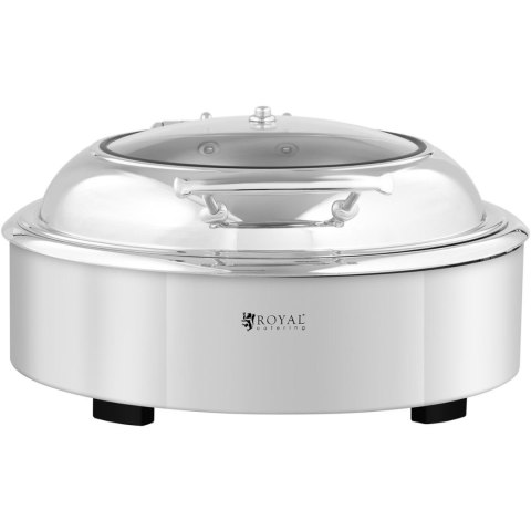 Podgrzewacz do potraw okrągły wodny z okienkiem śr. 39 cm 5.5 l Royal Catering