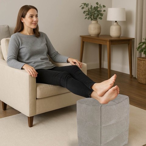 Podnóżek nadmuchiwany pod nogi puf turystyczny 3 poziomy wysokości Kik Sp. z o. o. Sp. k.