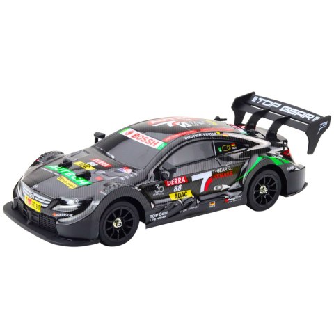 Samochód Wyścigowy Auto Do Driftu RC Czarny Karbon 30km/h 1:16 LEAN Toys