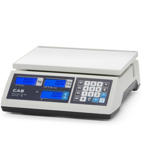 Waga kalkulacyjna handlowa z legalizacją do 15 kg 290x209 mm CAS