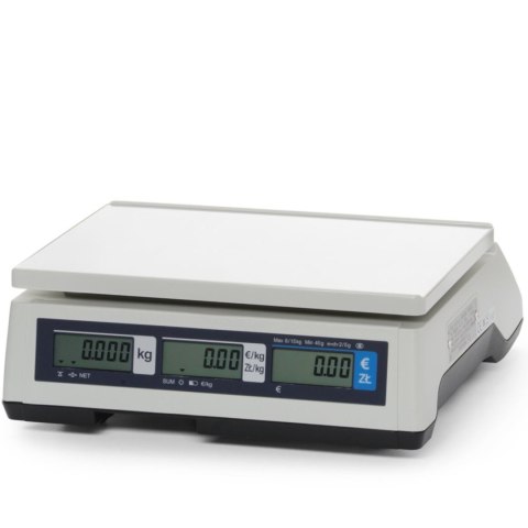 Waga kalkulacyjna handlowa z legalizacją do 15 kg 290x209 mm CAS
