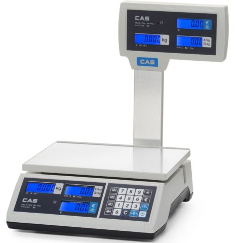 Waga kalkulacyjna handlowa z legalizacją wysięgnikiem do 15 kg 290x209 mm CAS