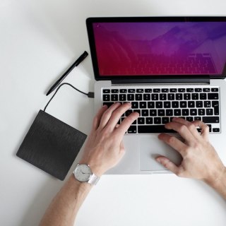 Nagrywarka DVD-RW zewnętrzna | USB 3.0 | Czarna Qoltec