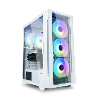 Obudowa I3 Neo TG White Mid Tower RGB 4xwentylator, biała Zalman