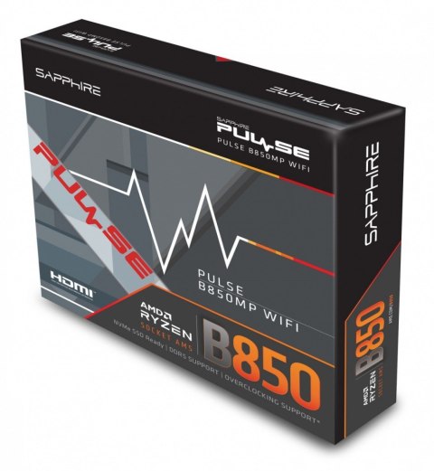 Płyta główna PULSE B850M WIFI AM5 4DDR5 mATX Sapphire Technology