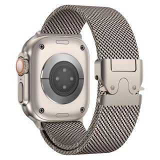 Bransoleta pasek Titanium Milanese Loop do Apple Watch 42/44/45/46/49 mm - tytanowa HURTEL