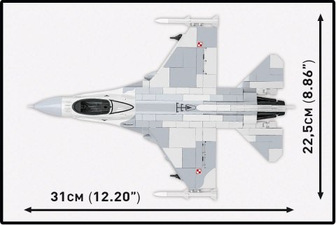 Klocki F-16C Fighting Falcon 463 klocków Cobi Klocki