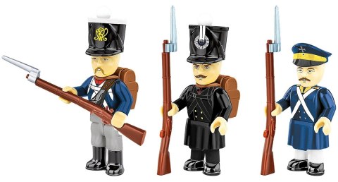 Klocki Żołnierze pruscy 39 elementów Cobi Klocki