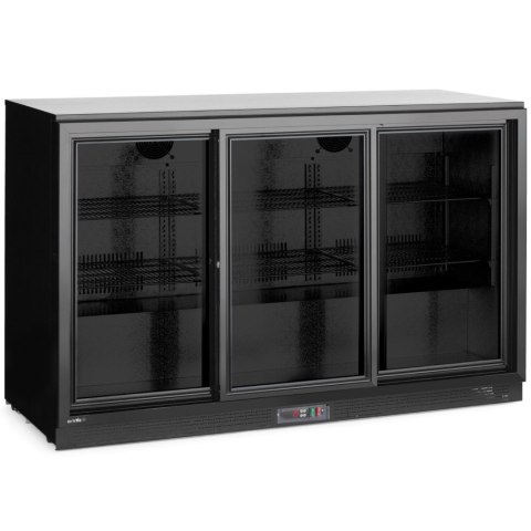 Lodówka chłodziarka barowa z 3 drzwiami suwanymi LED 308 l 160 W 135x52x87 cm ARKTIC