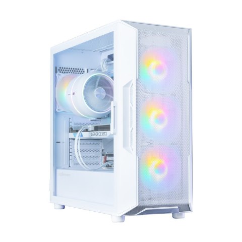 Obudowa I3 NEO V2 Mid Tower RGB fan x4 biała Zalman