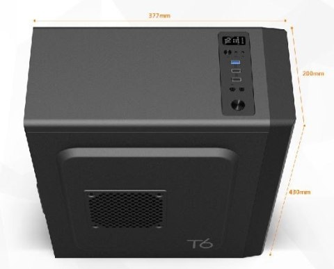 Obudowa T6 ATX Mid Tower PC Case 120mm fan ODD Zalman