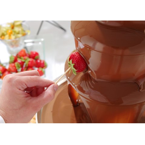 Fontanna do czekolady fondue 6 poziomów stalowa 300 W - Hendi 274163 Hendi